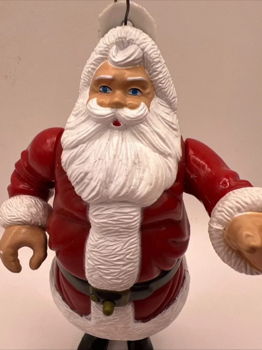 WORKS 1994 Santa's Action World Kurt Adler Talking Santa Christmas Ornament 5.5
